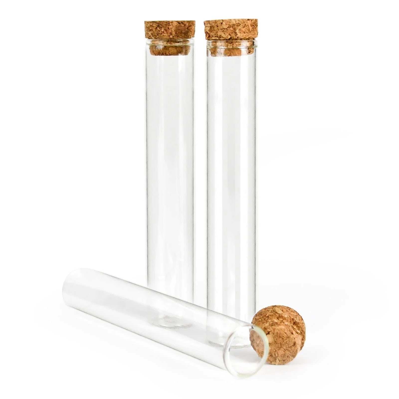130 mm Glass Tube with Cork Lid
