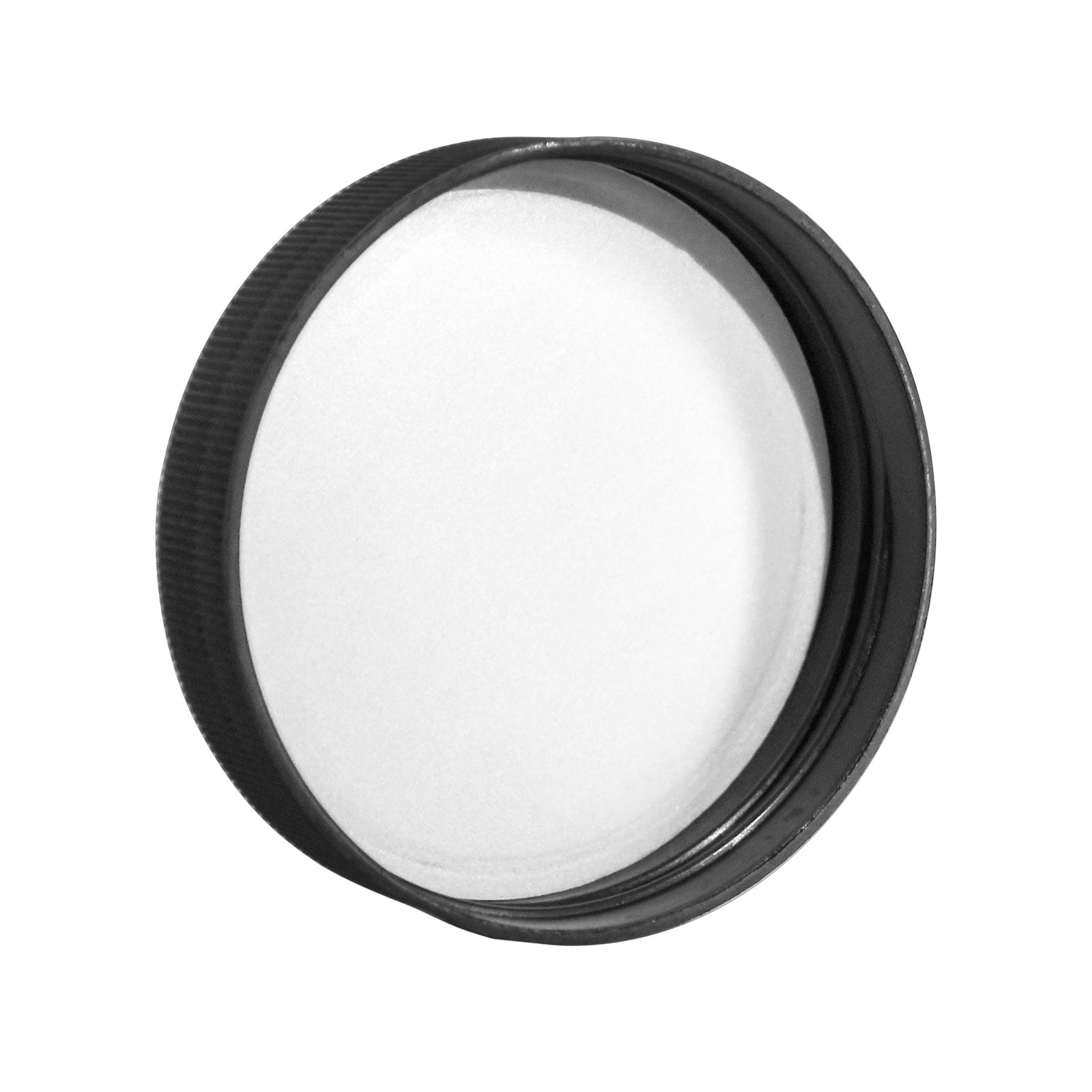 10 oz Clear Glass Jar with Black Lid — view 4