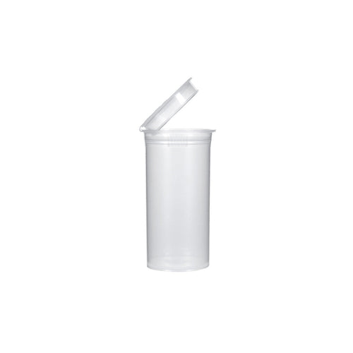 13 Dram Child-Resistant Pop-Top Bottle, Clear
