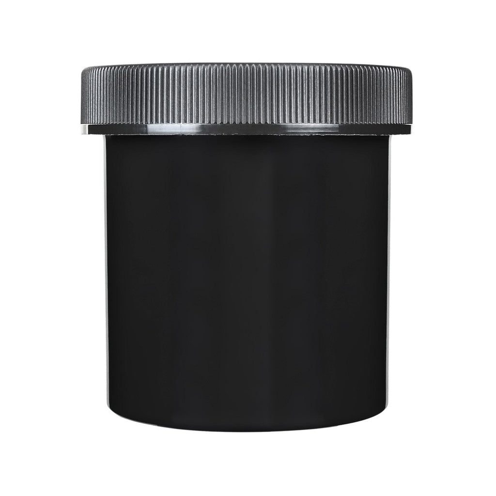 16 oz Child-Resistant Wide-Mouth Plastic Jar, Black