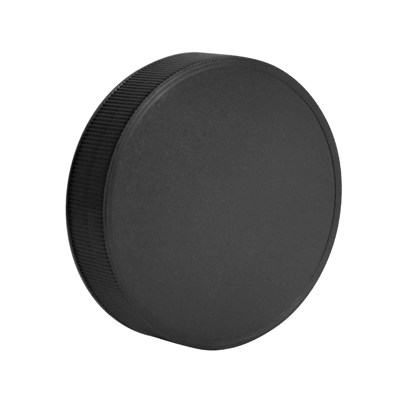 18 oz Clear Glass Jar with Black Lid — view 3