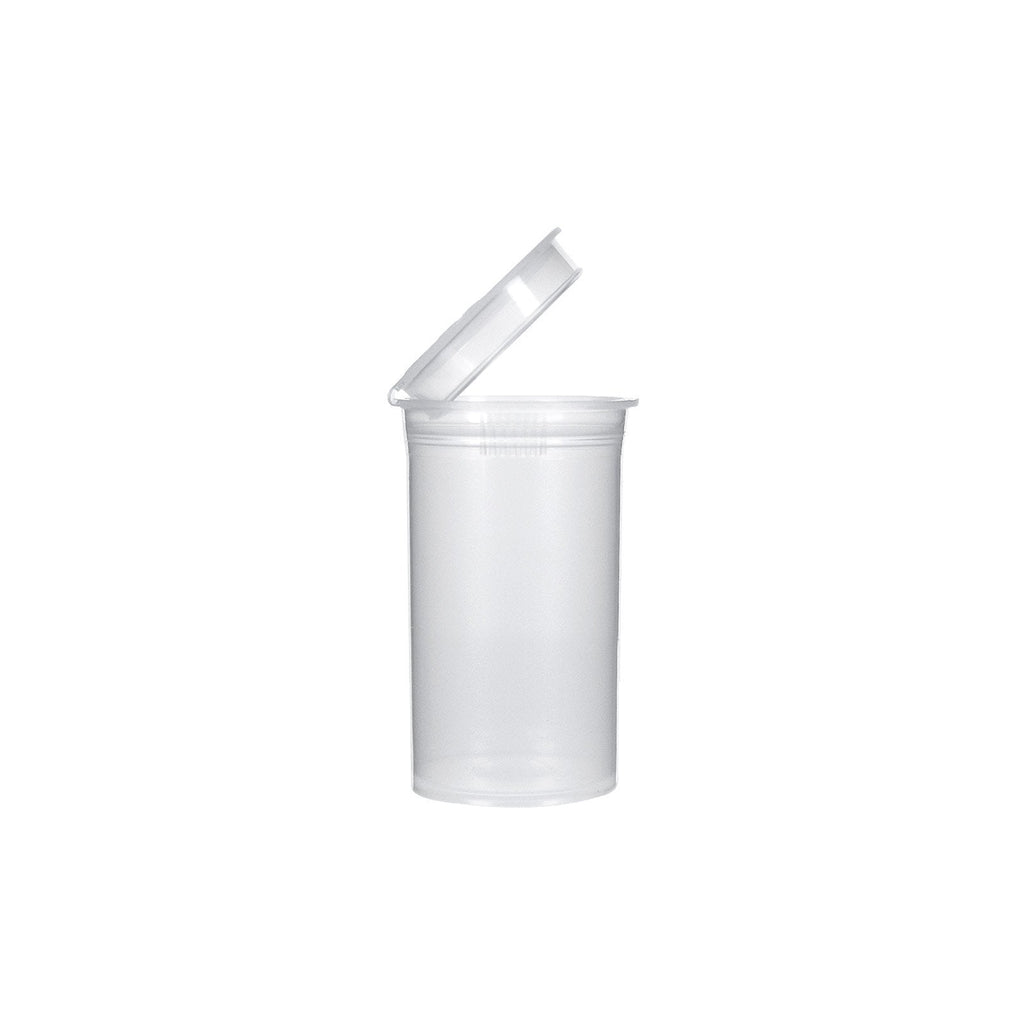 19 Dram Child-Resistant Pop-Top Bottle, Clear
