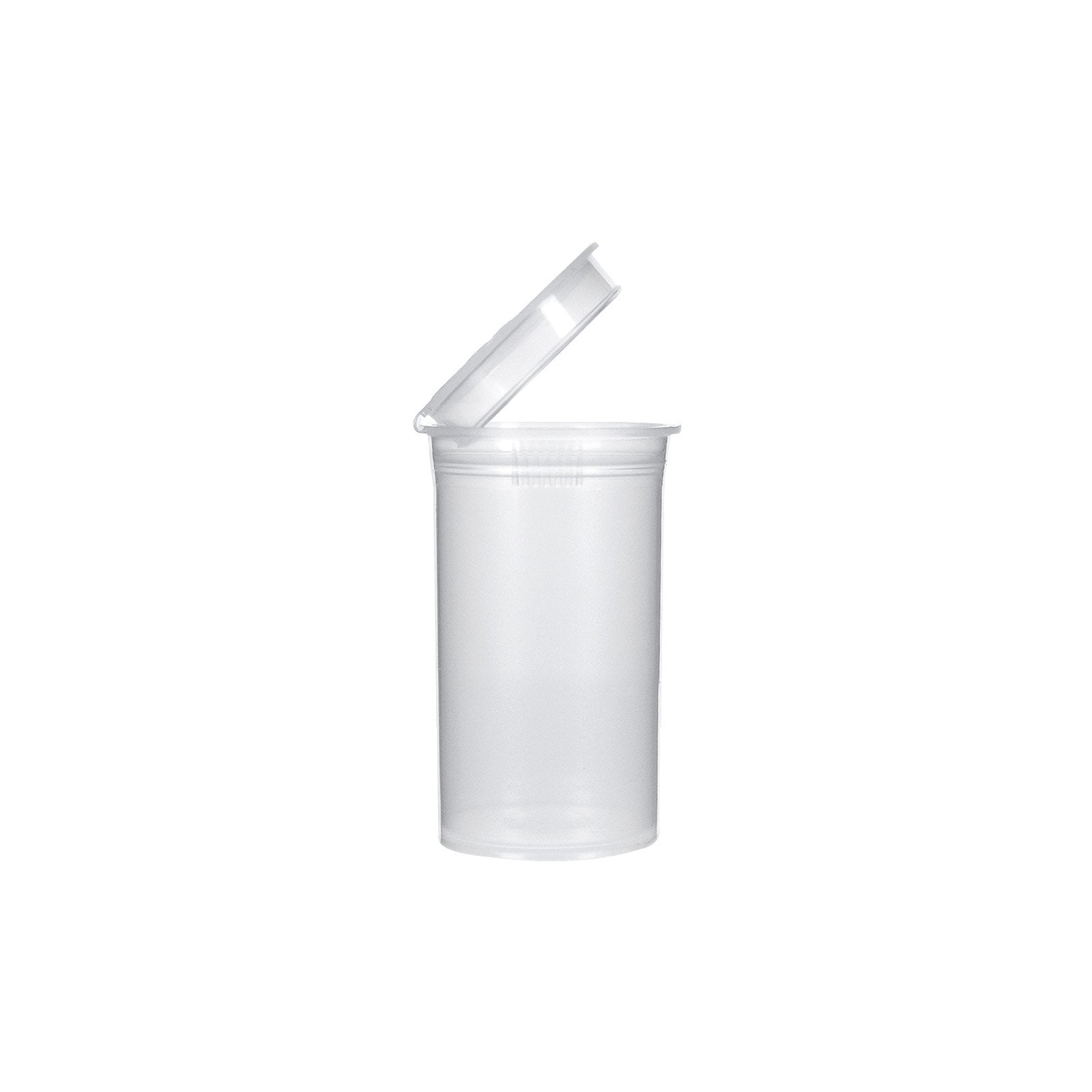 19 Dram Child-Resistant Pop-Top Bottle, Clear