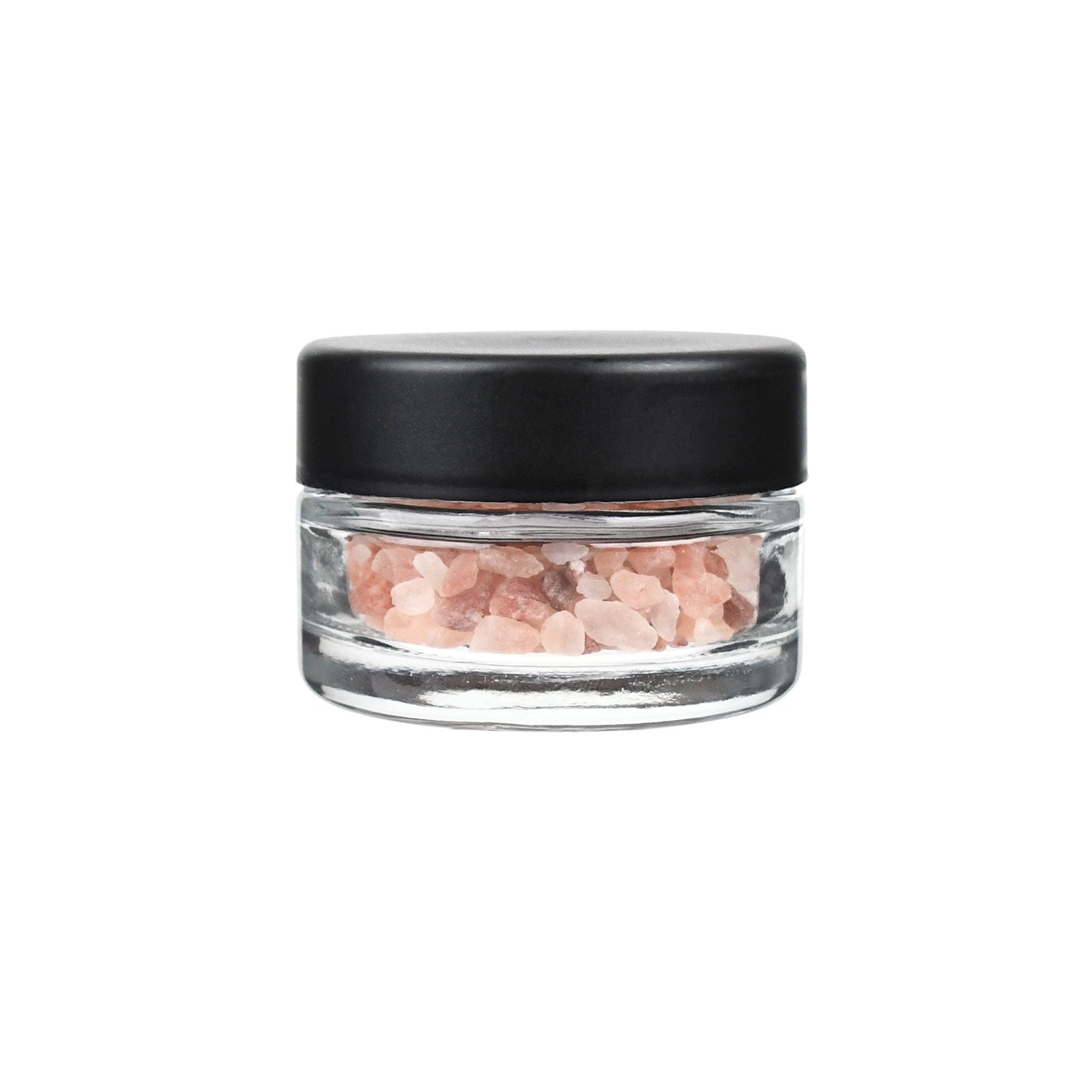 1 oz Child-Resistant Clear Glass Jar with Black Lid — view 7