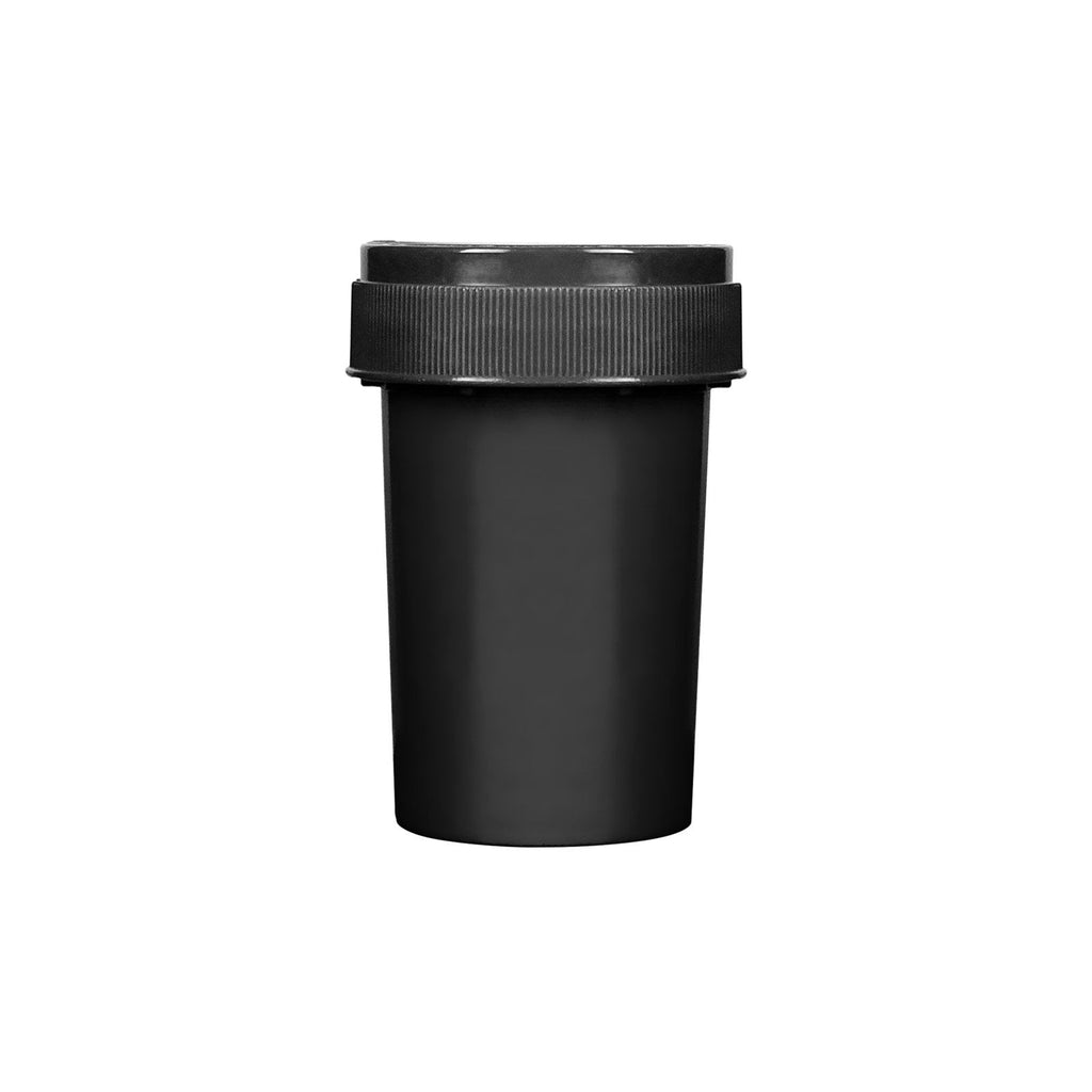 20 Dram Reversible-Cap Bottle, Black