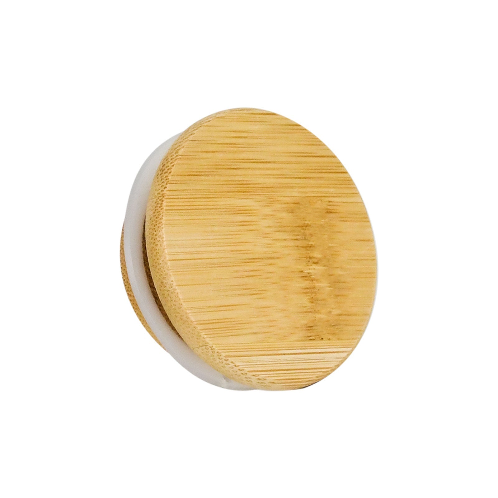 2 oz Wood-Lid Suction Clear Glass Jar with Wood Lid — view 4