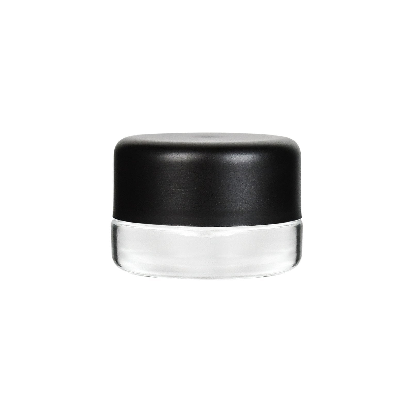 5 ml Child-Resistant Glass Container with Black Lid — Silicone-Lined