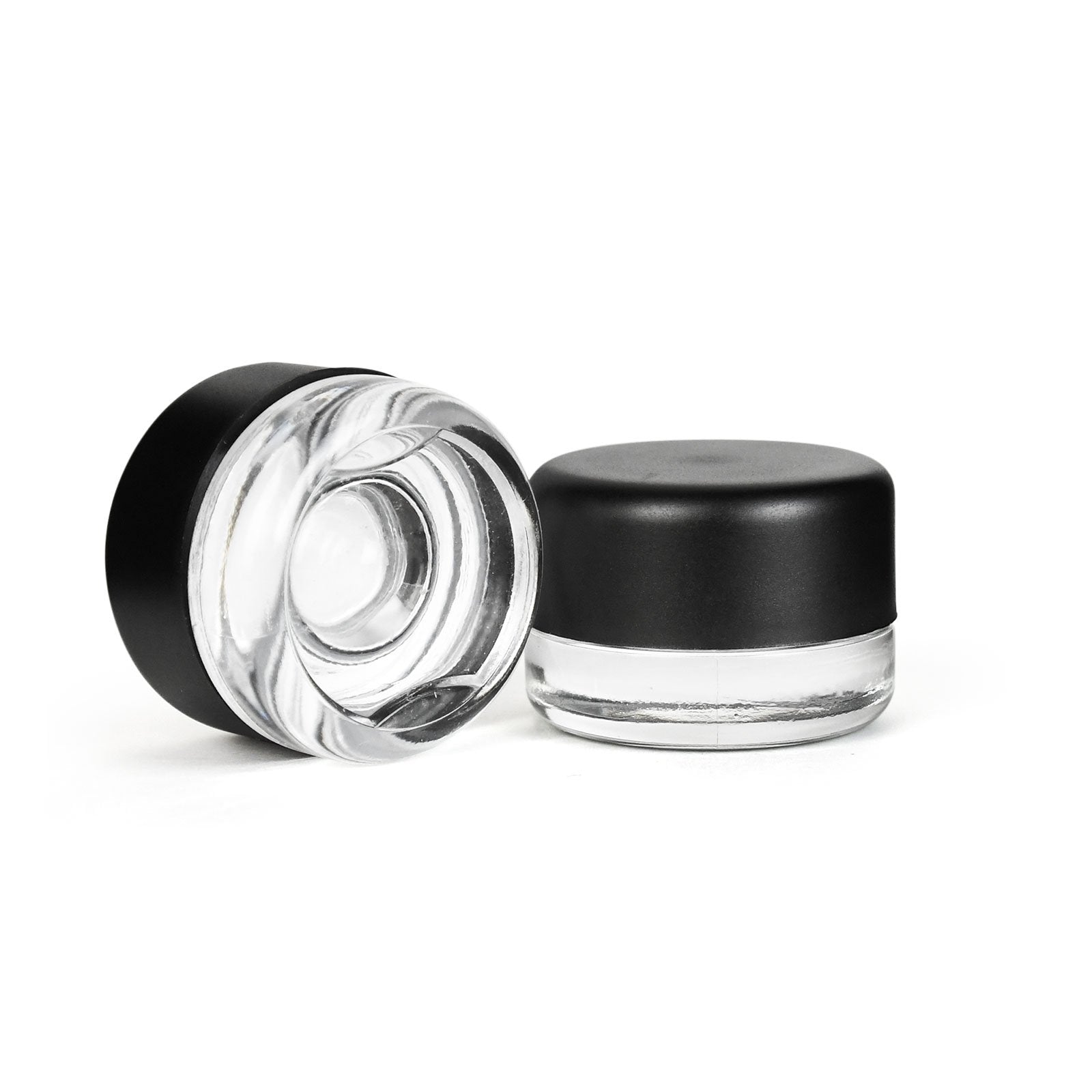 5 ml Child-Resistant Glass Container with Black Lid — Silicone-Lined — view 4