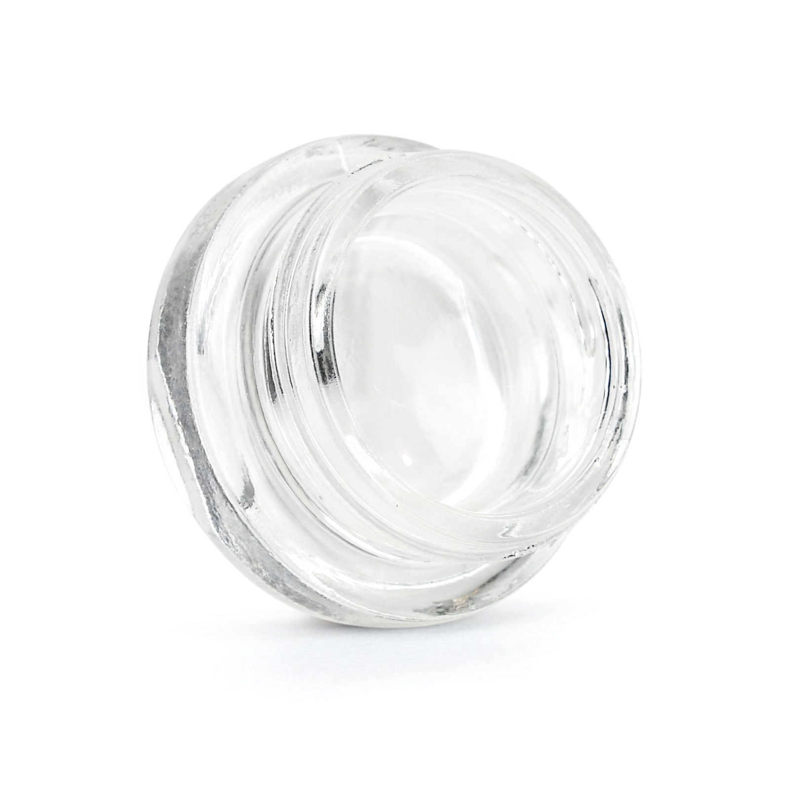 7 ml Child-Resistant Glass Container with Black Lid — Silicone-Lined — view 3