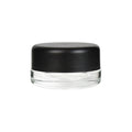 7 ml Child-Resistant Glass Container with Black Lid — Silicone-Lined