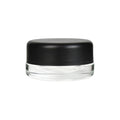 9 ml Child-Resistant Glass Container with Black Lid — Silicone-Lined