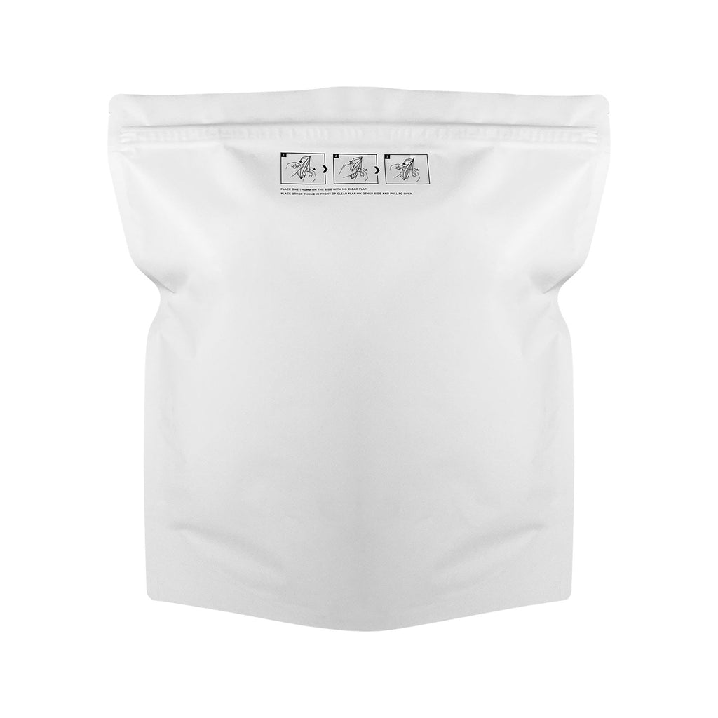 Child-Resistant Resealable Barrier Bag — 14.6"x16.4"+4", White — view 2
