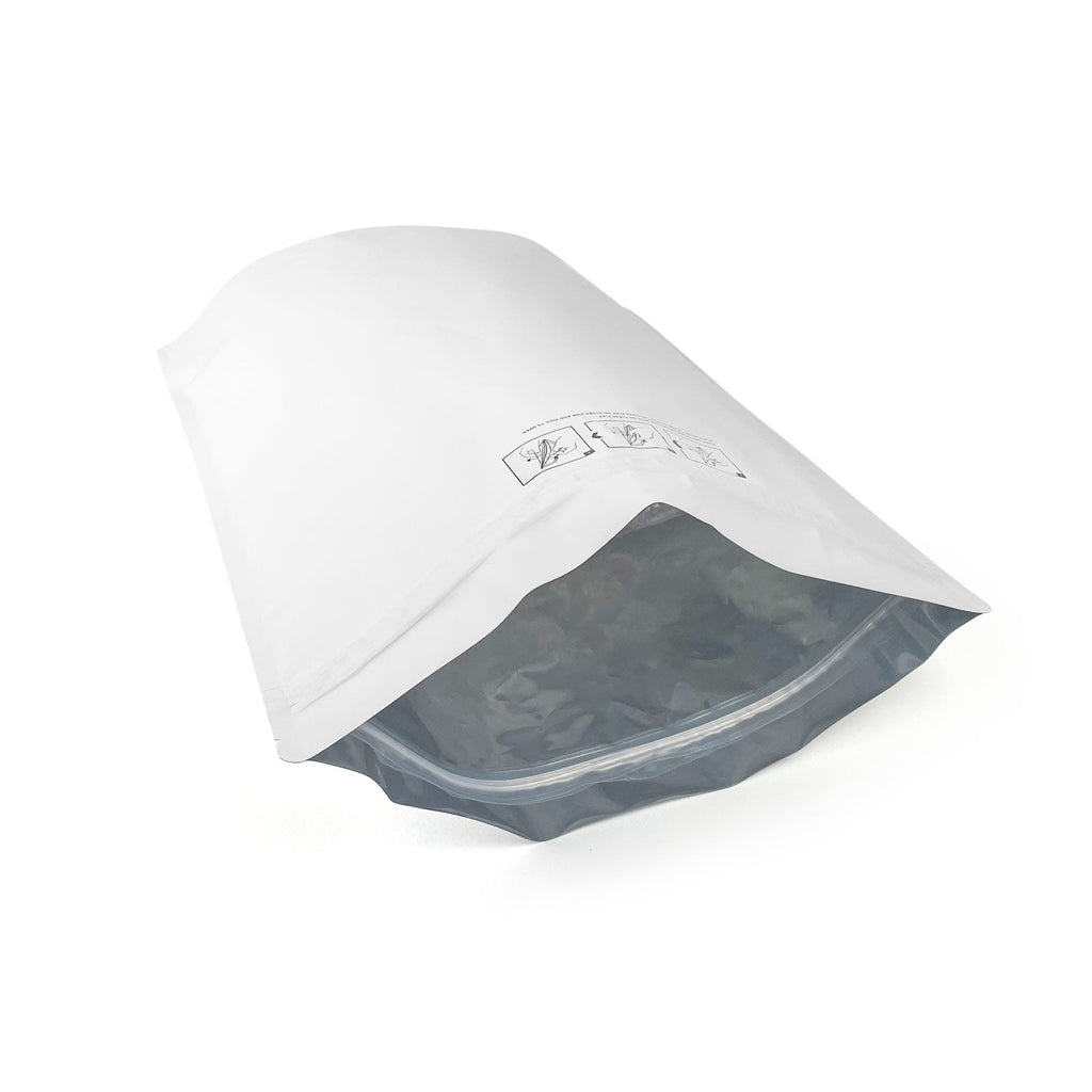 Child-Resistant Resealable Barrier Bag — 14.6"x16.4"+4", White — view 8