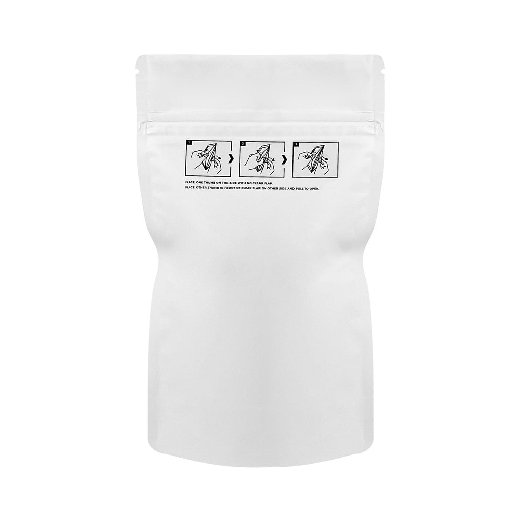 Child-Resistant Resealable Barrier Bag — 4"x6.5"+2", White — view 2