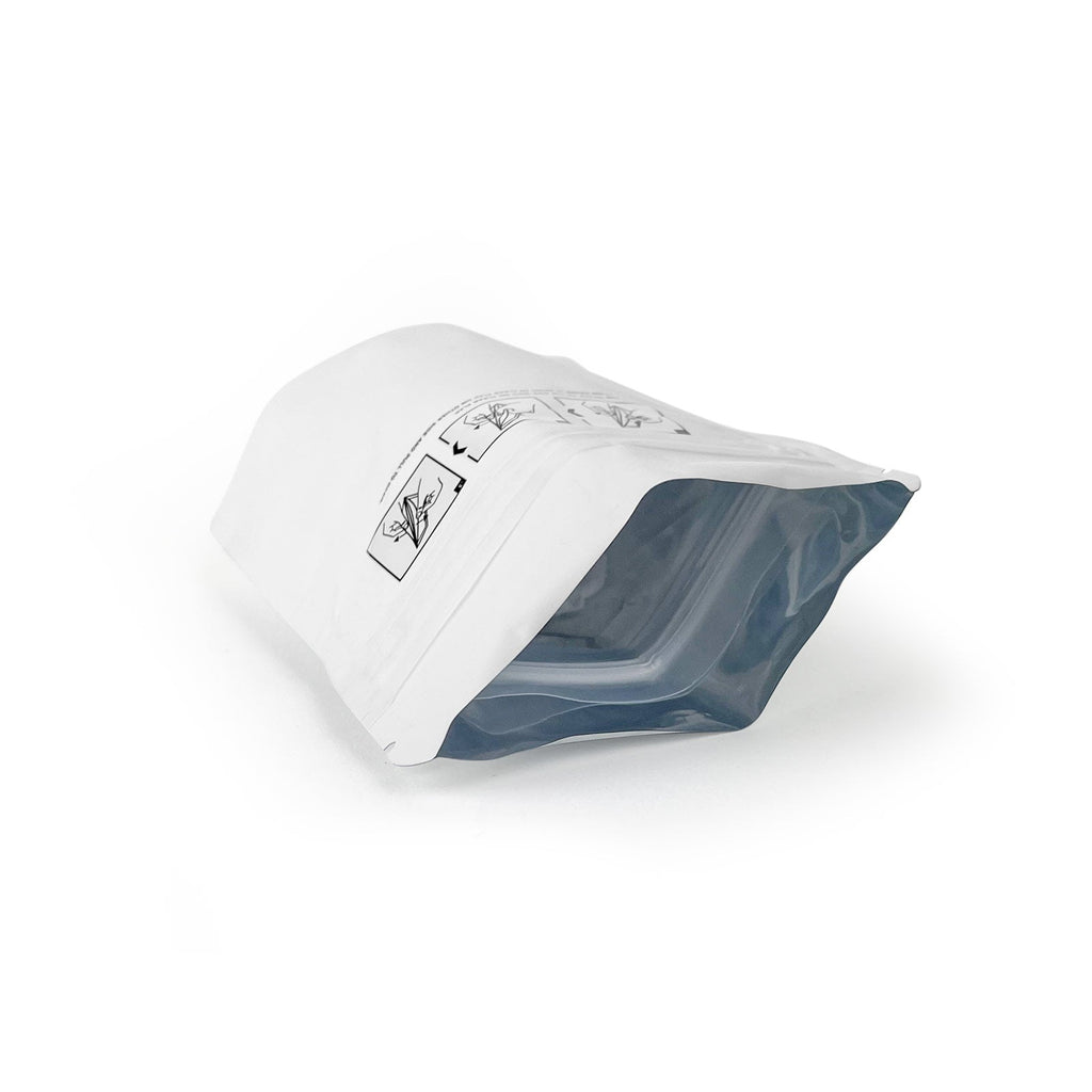 Child-Resistant Resealable Barrier Bag — 4"x5"+2", White — view 8