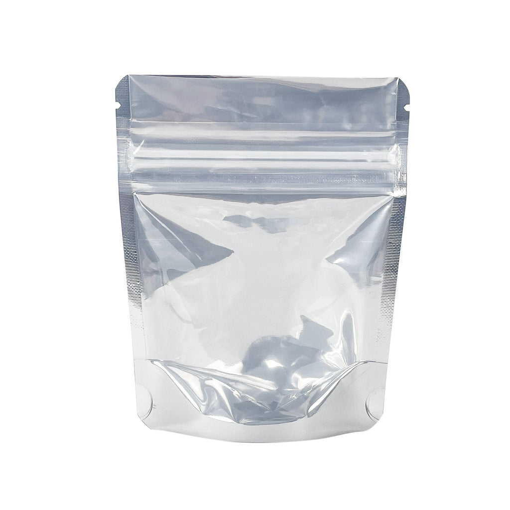 Child-Resistant Resealable Barrier Bag — 4"x5"+2", White — view 3