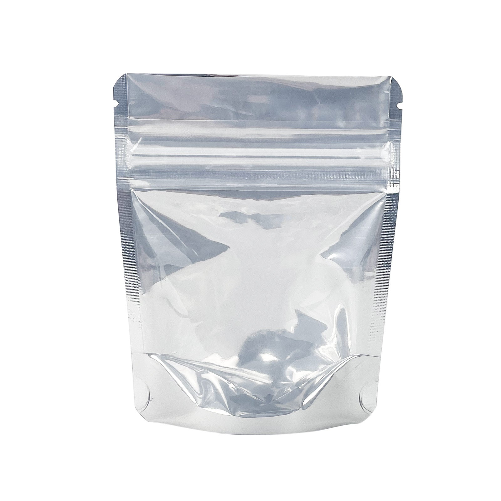 Child-Resistant Resealable Barrier Bag — 4"x5"+2", White — view 3