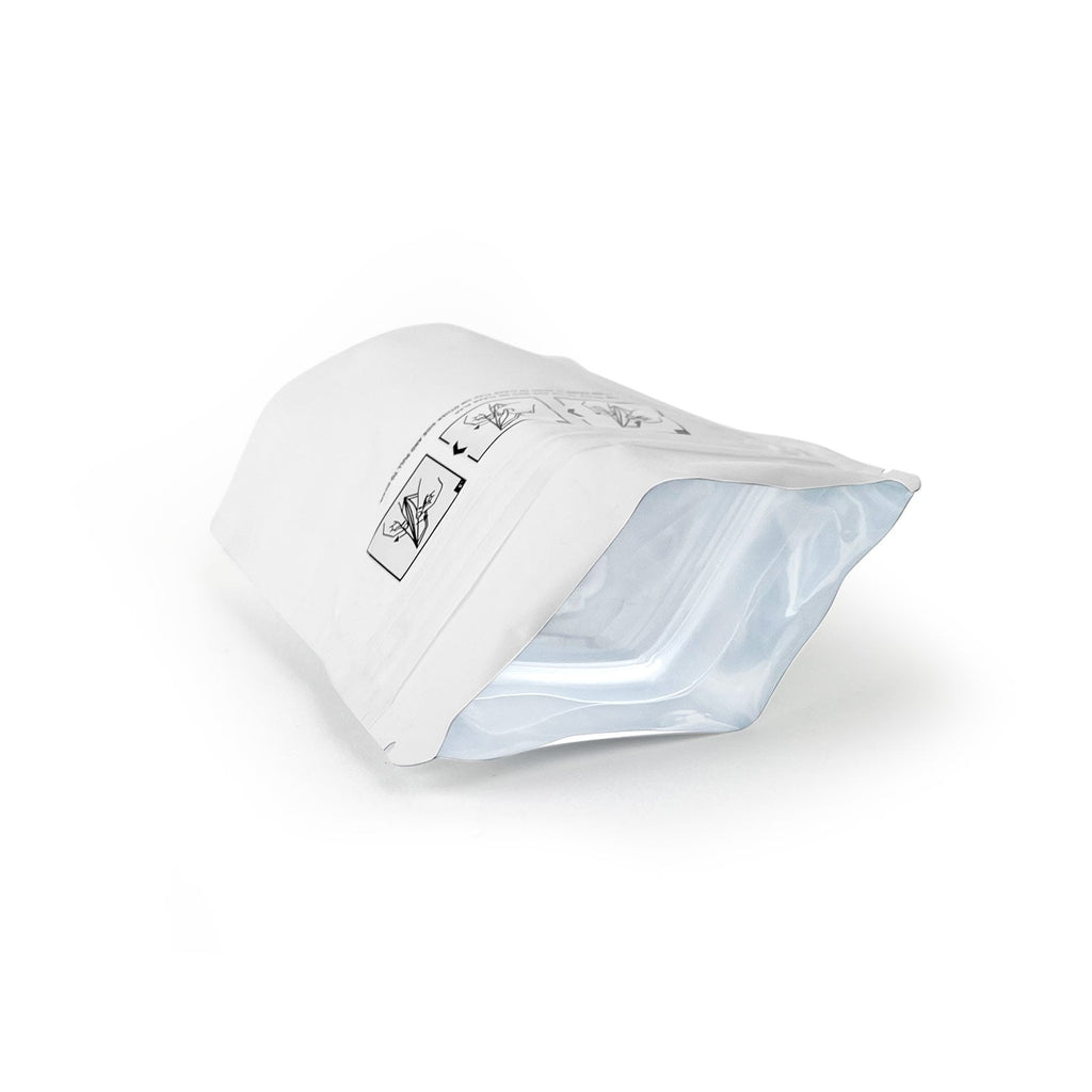 Child-Resistant Resealable Barrier Bag — 4"x5"+2", White — view 8