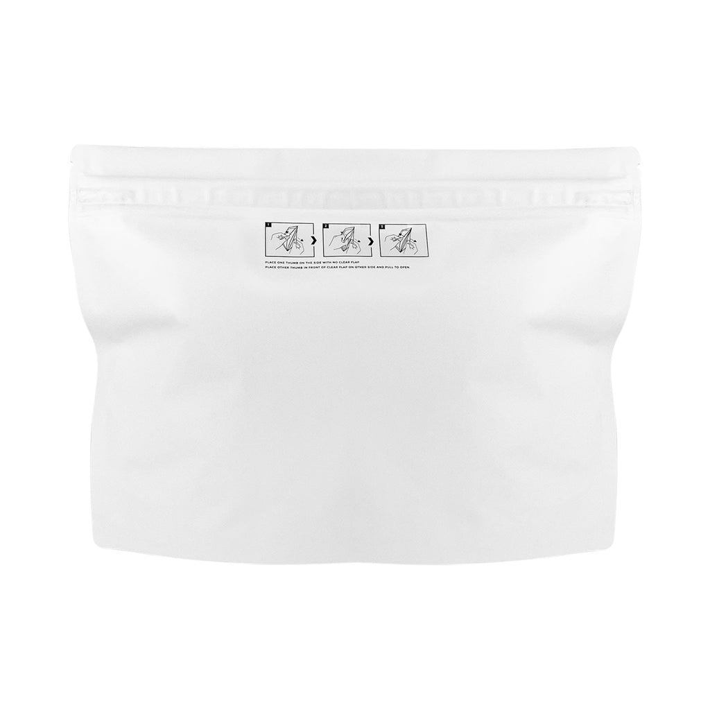 Child-Resistant Resealable Barrier Bag — 12"x9", White — view 2