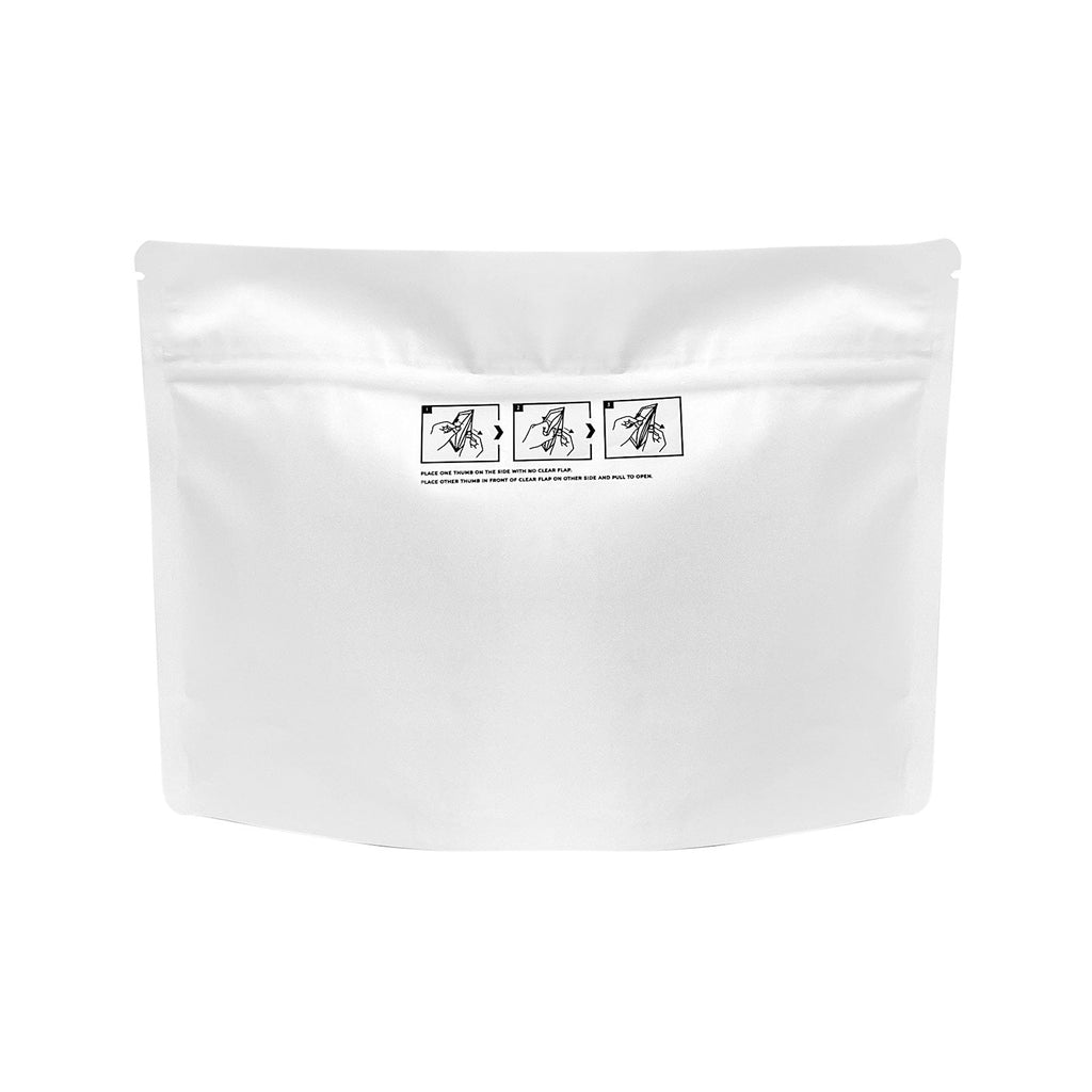 Child-Resistant Resealable Barrier Bag — 8"x6", White — view 2