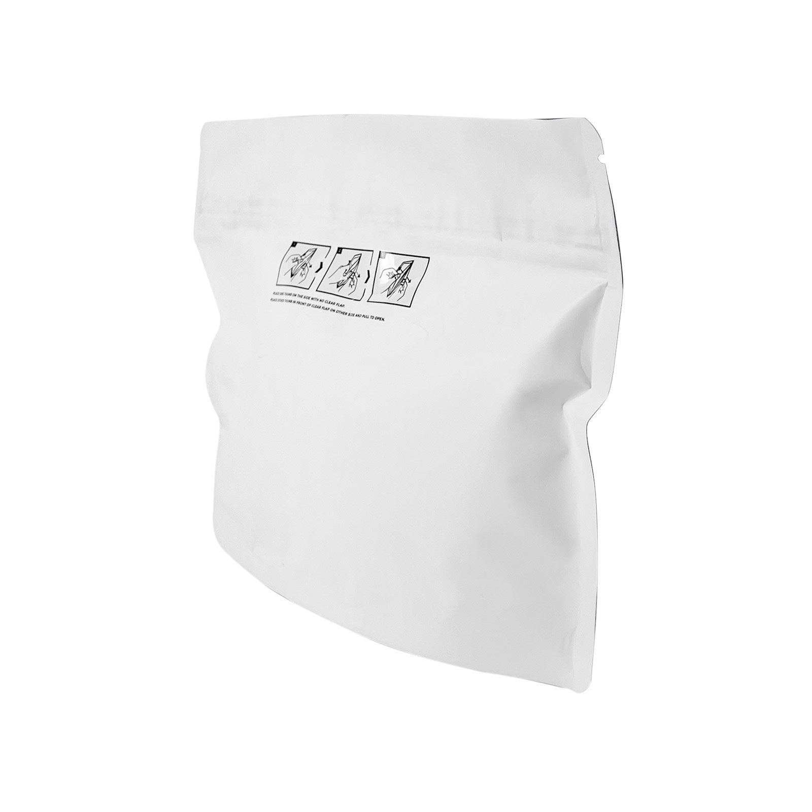 Child-Resistant Resealable Barrier Bag — 8"x6", White — view 5