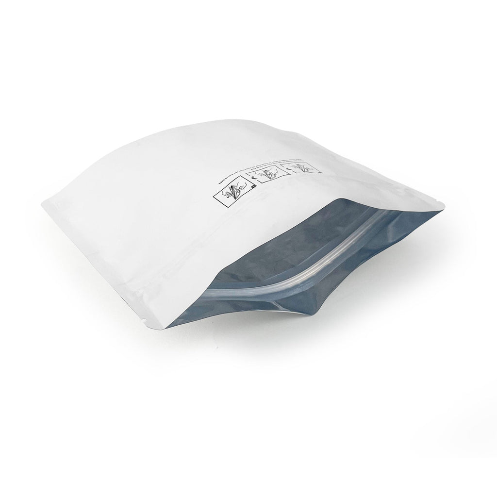 Child-Resistant Resealable Barrier Bag — 8"x6", White — view 8
