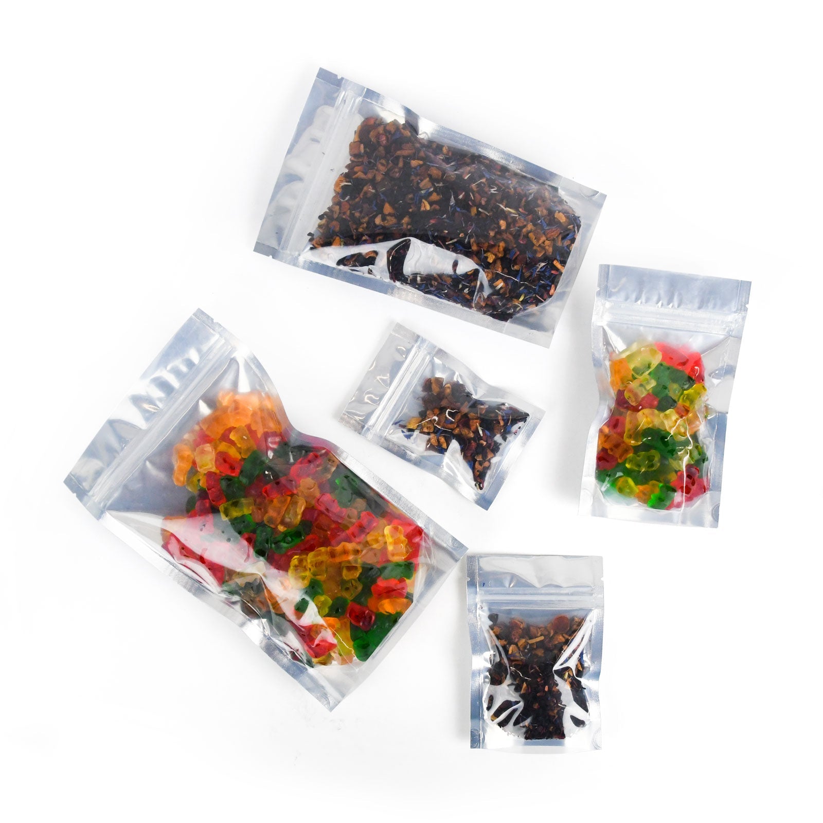 Airtight Resealable Mylar Barrier Bag — Standard, Clear/Black — view 5