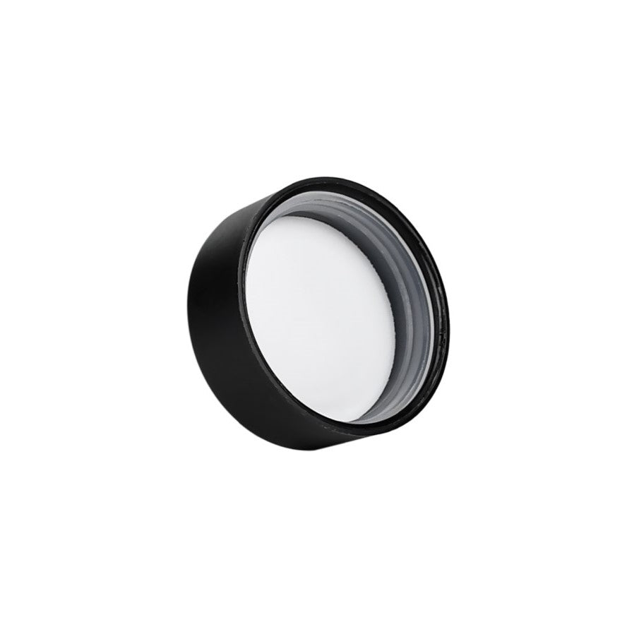 2.5 oz Child-Resistant Clear Glass Jar with Black Lid — view 5