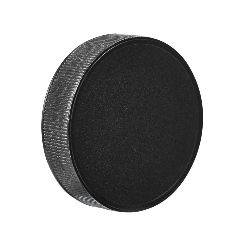 4 oz Clear Glass Jar with Black Lid — view 3