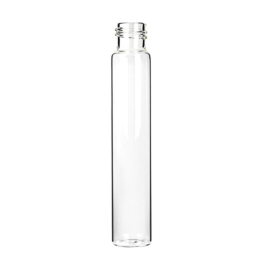 120 mm Child-Resistant Glass Tube with Black Lid — view 2