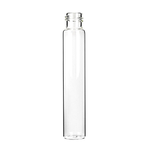 120 mm Child-Resistant Glass Tube with Black Lid — view 2