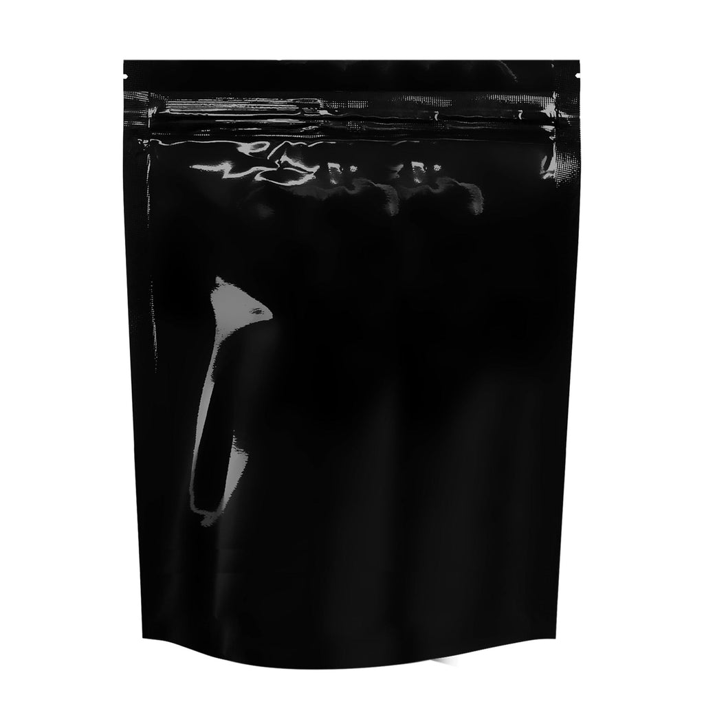 Airtight Resealable Mylar Barrier Bag — Standard — 1 lb capacity, Clear/Black — view 2