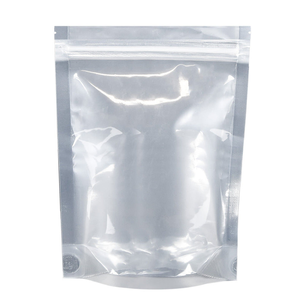 Airtight Resealable Mylar Barrier Bag — Standard — 1 lb capacity, Clear/Black — view 3