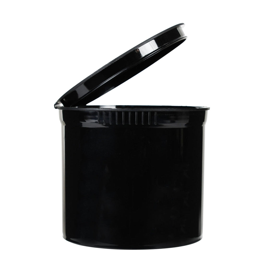 90 Dram Child-Resistant Pop-Top Bottle, Black