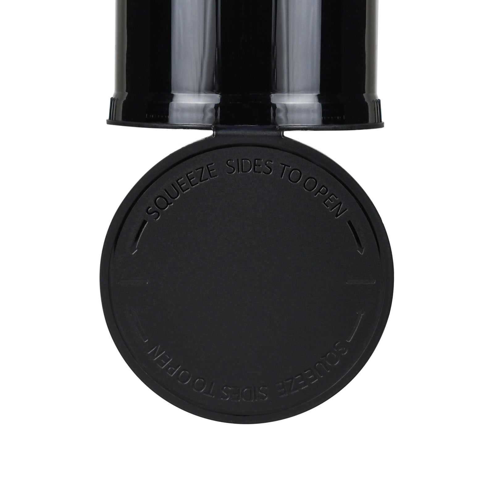90 Dram Child-Resistant Pop-Top Bottle, Black — view 4
